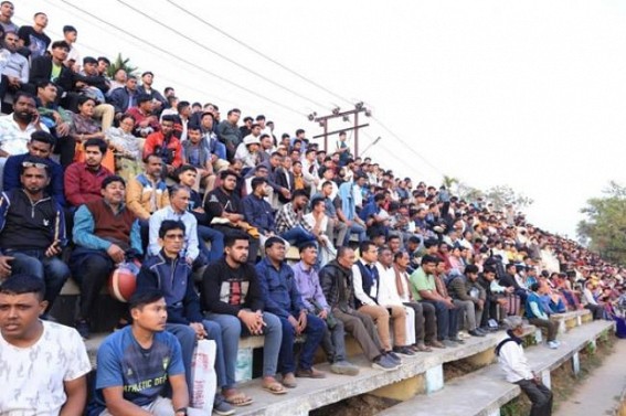 Nesha Mukt Premier League at Vidyapith play Ground, Belonia. TIWN Pic Jan 31 Nesha Mukt Premier League at Vidyapith play Ground, Belonia. TIWN Pic Jan 31